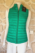 Doudoune sans manches verte