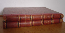 Reliure de la revue l'ILLUSTRATION 1857 avec 52 numéros 2 volumes 1600 gravures