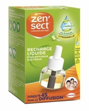 *lot de 4* Recharge anti-moustiques Zen sect  5 huiles essentielles naturelles