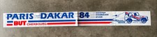 Paris Dakar 84 Équipage Thomasse Yver Anciens Sticker Autocollant publicitaire