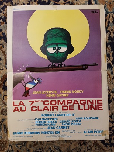 Affiche 1977 7eme compagnie - affiche,