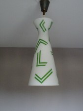 ancienne suspension pendant light space age design lampadaire lustre lampe 