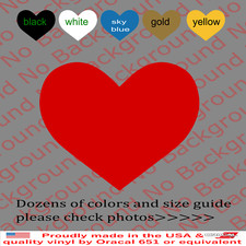 Heart Shape Vinyl Decal Die
