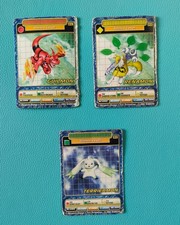 3 Digimon card european digivice toy promo DP-X GUILMON RENAMON TERRIERMON 