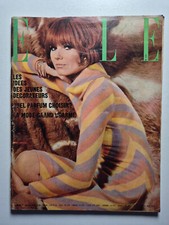 Magazine mode fashion ELLE French #1040 25 novembre 1965 Nicole de la Marge
