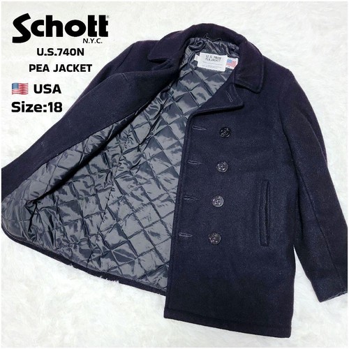 Schott 740n melton wool - schott,
