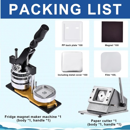 2x2 square fridge magnet - square,