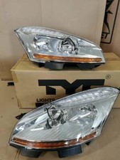 PHARE AVANT GAUCHE + DROIT ÉLECTRIQUE + MOTEUR POUR CITROEN C4 PICASSO 2006- NEU