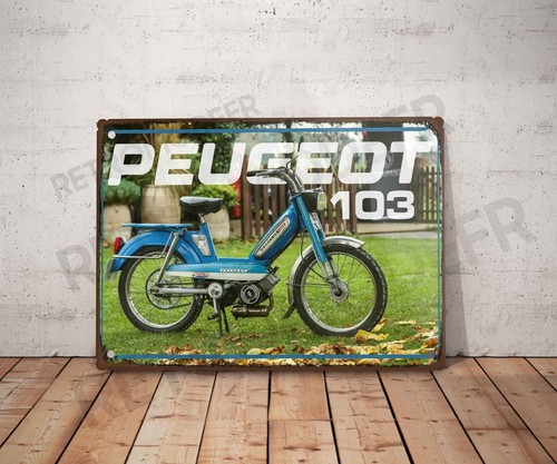 Plaque métal vintage - , peugeot