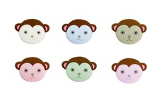Perle silicone singe - 38mm, x