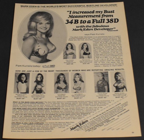 1973 print mark eden bust - 1973,