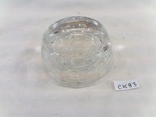 ancien Pied de piano dessous de pied de table verre clair  Ø int. 53 mm (CK93)