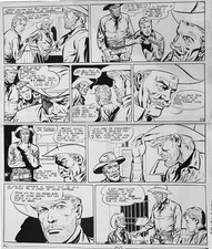 Planche Originale De Forton Teddy Ted 1967 Vaillant /pif Gadget