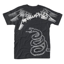Metallica Black Album Faded (All Over) Autorisé T-shirt Hommes