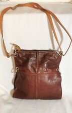 VINTAGE Sac femme cuir souple Italien Cognac / Camel