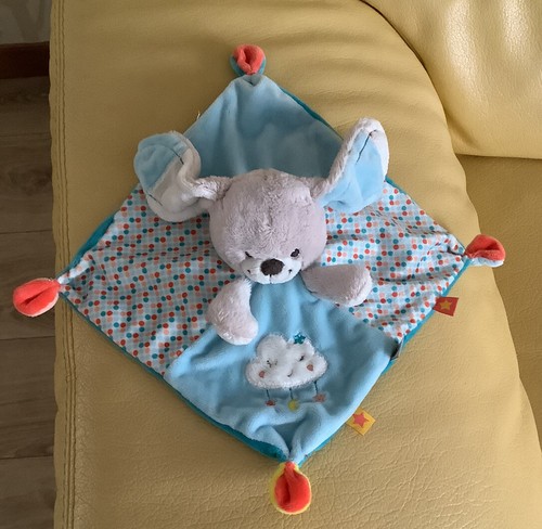 Doudou lapin tex - , gris