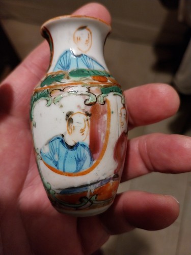Vase chine ancien canton - chine,