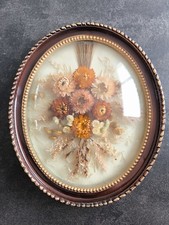 Ancien cadre ovale verre