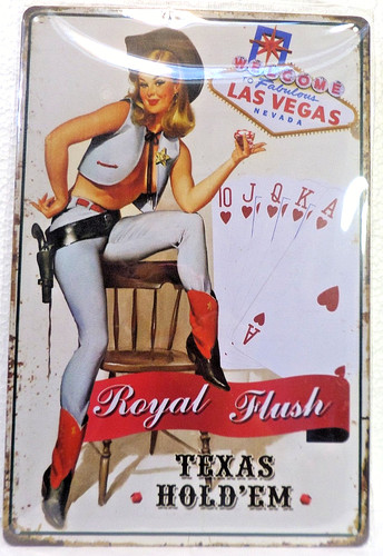 Plaque metal vintage 20x30 - metal,