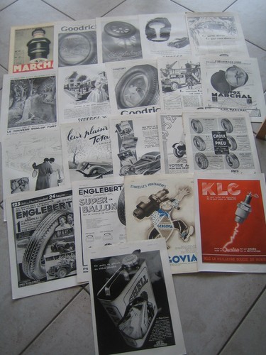 Lot publicités de - de, 20