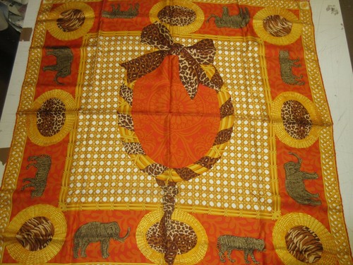 Foulard soie vintage christian - soie,