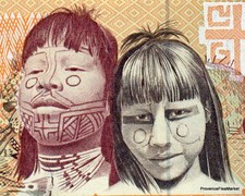 Brésil - Brazil 1000 CRUZEIROS INDIENS D AMAZONIE  Pick 231c Neuf UNC