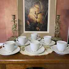 Lot de 6 tasses et sous-tasses