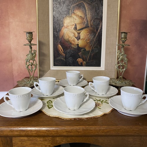 Lot tasses sous - et, sous-tasses