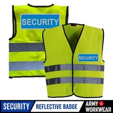 Jaune Réfléchissant Badge Sécurité Enfants Jaune Haute Visibilité Gilet Enfants