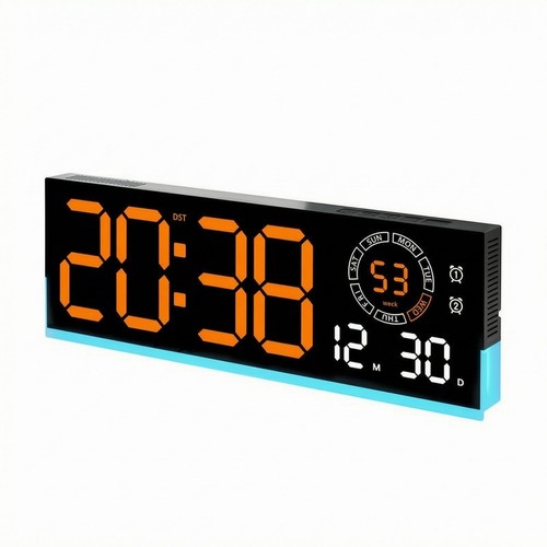 Horloge murale numérique led - murale,