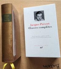 Oeuvres Complètes T I Jacques PREVERT éd Bibliothèque de la Pléiade 1992