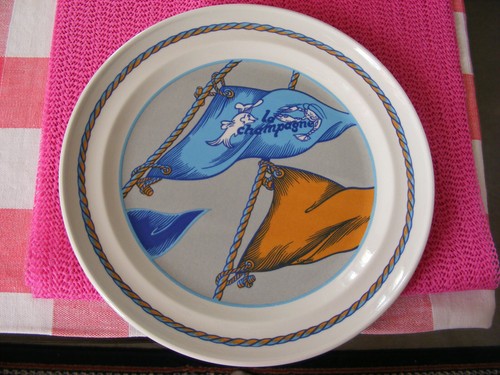 Assiette sarreguemine décor - assiette,
