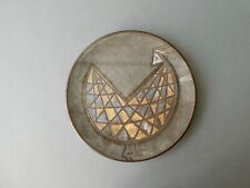 assiette en céramique signée Alexandre Kostanda à Vallauris, vers 1960