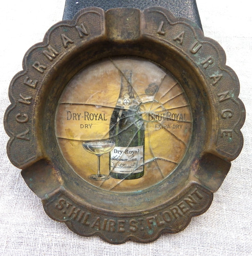 Ancien cendrier publicitaire - ancien,