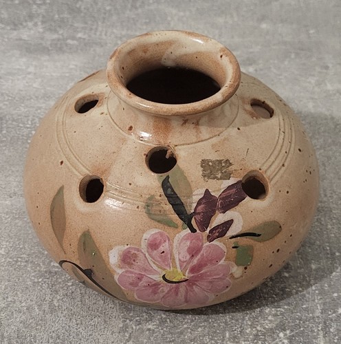 Vase pique fleurs poterie - fleurs,