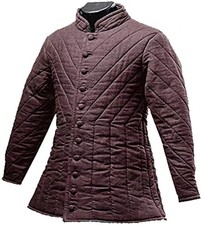 Veste médiévale armure gambeson costume épais rembourré manteau SCA Aketon...