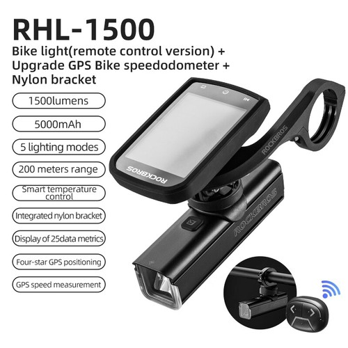 Rockbros bike light gps - bike,