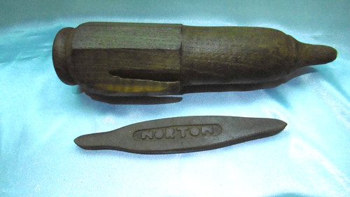 Coffin bois avec meule - bois,