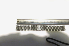 baume&mercier bracelet acier double clic siglé BM pour montre hampton femme