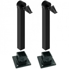 Lot de 2 arrêts de portail