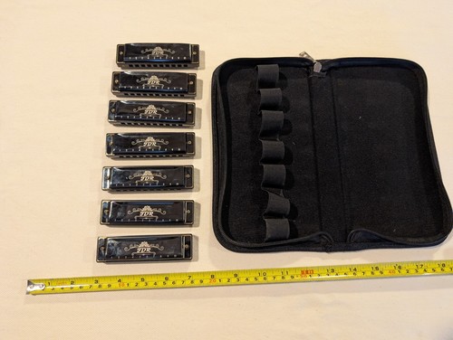 Jdr harmonica keys d - pc, f