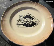 Assiette mineur – Porcelaine