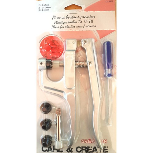 Pince boutons pression - boutons,