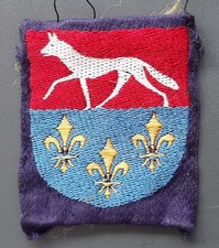 Insigne tissu SCOUT DE FRANCE 1940-1950 écusson Scoutisme ORIGINAL patch