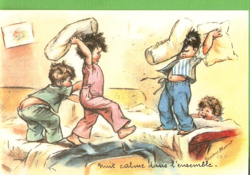 Germaine bouret carte postale - carte,