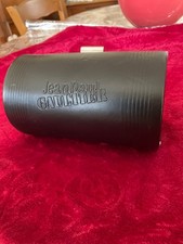 JEAN PAUL GAULTIER sac clutch cylindrique noir 15x10