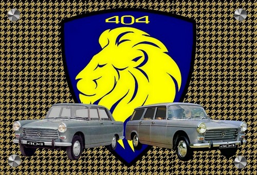 Plaque peugeot 404 - plaque, look