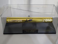 Baton de relais London 2012 signé Usain Bolt "Lightning Bolt" avec COA Beckett