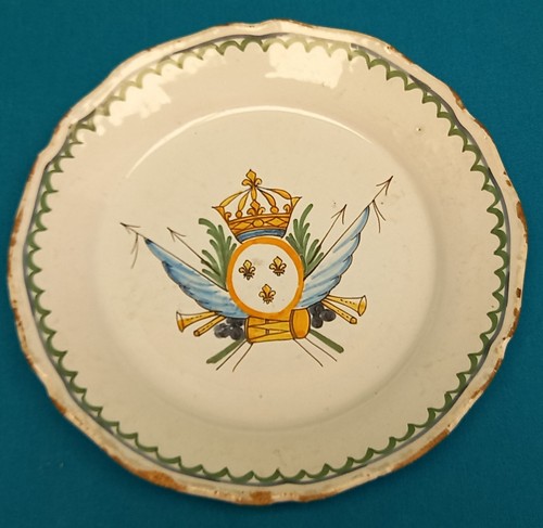 Xviii assiette faience - xviii°, en