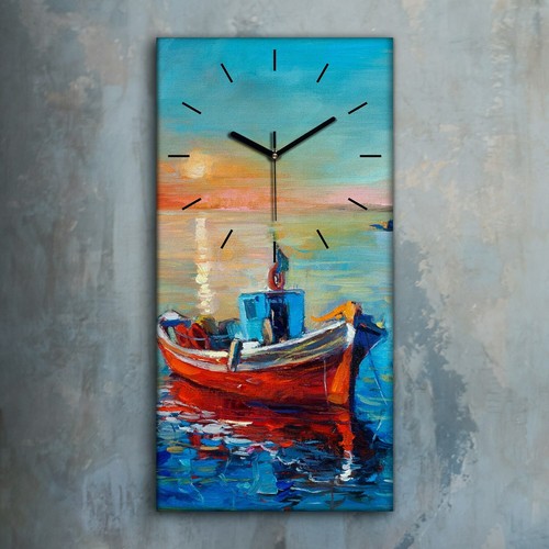 Horloge décorative sur toile